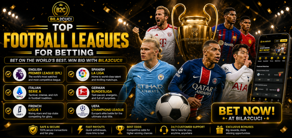 top football leagues for betting at Bila2cuci